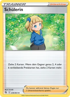 Schülerin, Karte 239 aus Fusionsangriff