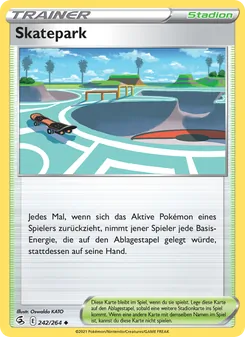 Skatepark, Karte 242 aus Fusionsangriff