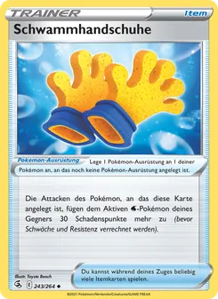 Schwammhandschuhe, Karte 243 aus Fusionsangriff