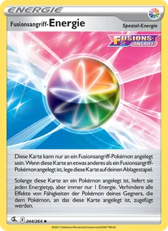 Fusionsangriff-Energie, Karte 244 aus Fusionsangriff