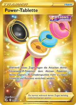 Power-Tablette, Karte 281 aus Fusionsangriff