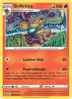 Grillchita, Karte 38 aus Fusionsangriff