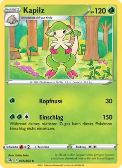 Kapilz, Karte 5 aus Fusionsangriff