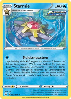 Starmie, Karte 53 aus Fusionsangriff