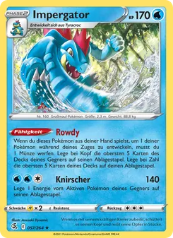 Impergator, Karte 57 aus Fusionsangriff