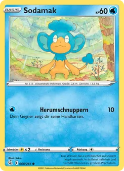Sodamak, Karte 68 aus Fusionsangriff