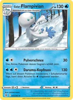 Galar-Flampivian, Karte 72 aus Fusionsangriff
