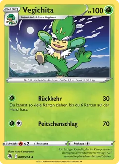 Vegichita, Karte 8 aus Fusionsangriff
