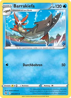 Barrakiefa, Karte 83 aus Fusionsangriff