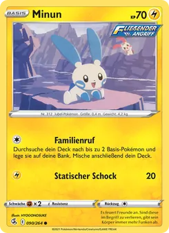 Minun, Karte 90 aus Fusionsangriff