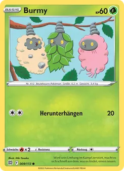 Burmy, Karte 009 aus Strahlende Sterne
