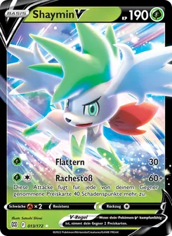Shaymin V, Karte 013 aus Strahlende Sterne