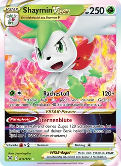 Shaymin VSTAR, Karte 014 aus Strahlende Sterne