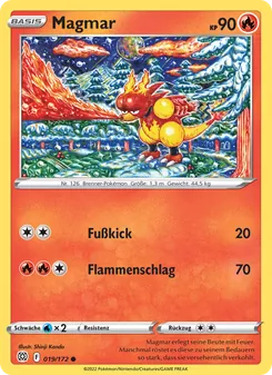 Magmar, Karte 019 aus Strahlende Sterne