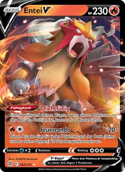 Entei V, Karte 022 aus Strahlende Sterne
