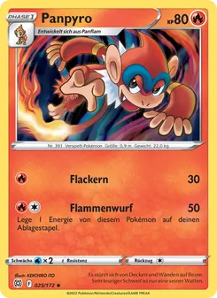 Panpyro, Karte 025 aus Strahlende Sterne