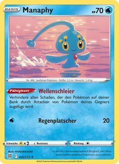 Manaphy, Karte 041 aus Strahlende Sterne