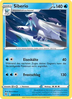 Siberio, Karte 043 aus Strahlende Sterne