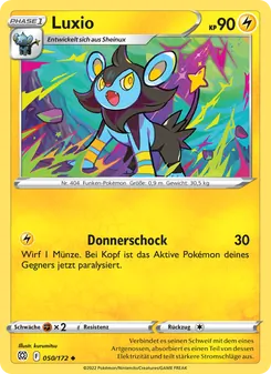 Luxio, Karte 050 aus Strahlende Sterne