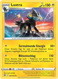 Luxtra, Karte 051 aus Strahlende Sterne