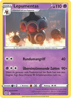 Lepumentas, Karte 059 aus Strahlende Sterne