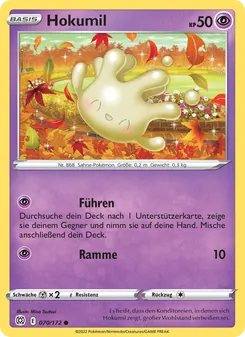 Hokumil, Karte 070 aus Strahlende Sterne