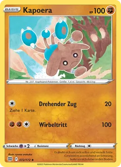 Kapoera, Karte 072 aus Strahlende Sterne