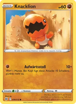 Knacklion, Karte 074 aus Strahlende Sterne