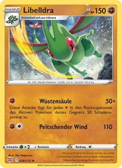 Libelldra, Karte 076 aus Strahlende Sterne