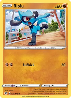 Riolu, Karte 078 aus Strahlende Sterne