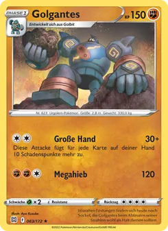 Golgantes, Karte 083 aus Strahlende Sterne