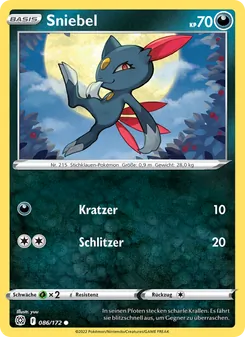 Sniebel, Karte 086 aus Strahlende Sterne