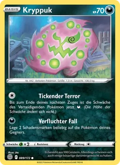 Kryppuk, Karte 089 aus Strahlende Sterne