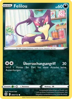 Felilou, Karte 090 aus Strahlende Sterne
