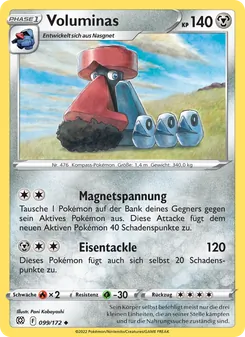 Voluminas, Karte 099 aus Strahlende Sterne