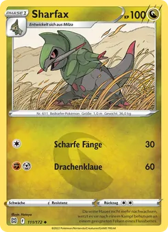 Sharfax, Karte 111 aus Strahlende Sterne