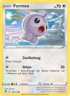 Formeo, Karte 116 aus Strahlende Sterne