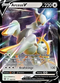 Arceus V, Karte 122 aus Strahlende Sterne