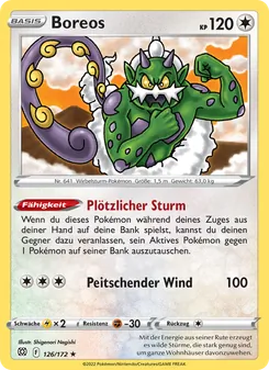 Boreos, Karte 126 aus Strahlende Sterne