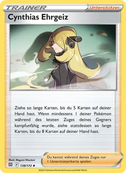 Cynthias Ehrgeiz, Karte 138 aus Strahlende Sterne