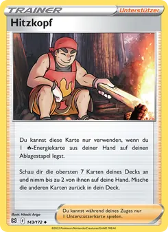 Hitzkopf, Karte 143 aus Strahlende Sterne