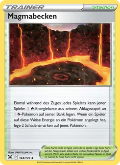 Magmabecken, Karte 144 aus Strahlende Sterne