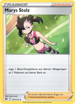 Marys Stolz, Karte 145 aus Strahlende Sterne
