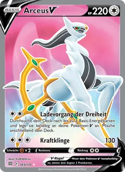 Arceus V, Karte 165 aus Strahlende Sterne