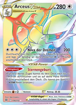 Arceus VSTAR, Karte 176 aus Strahlende Sterne