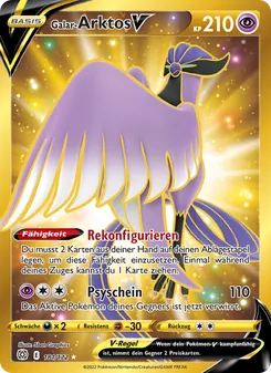 Galar-Arktos V, Karte 181 aus Strahlende Sterne