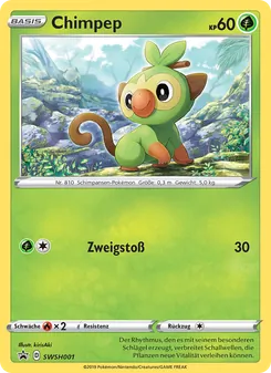 Chimpep, Karte SWSH001 aus SCSC Promokarten