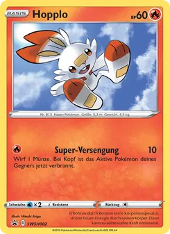 Hopplo, Karte SWSH002 aus SCSC Promokarten