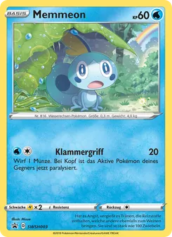 Memmeon, Karte SWSH003 aus SCSC Promokarten