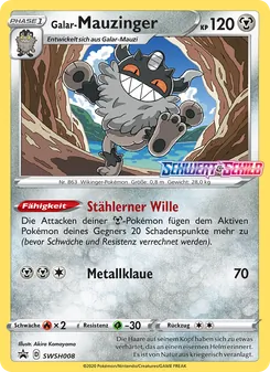 Galar-Mauzinger, Karte SWSH008 aus SCSC Promokarten